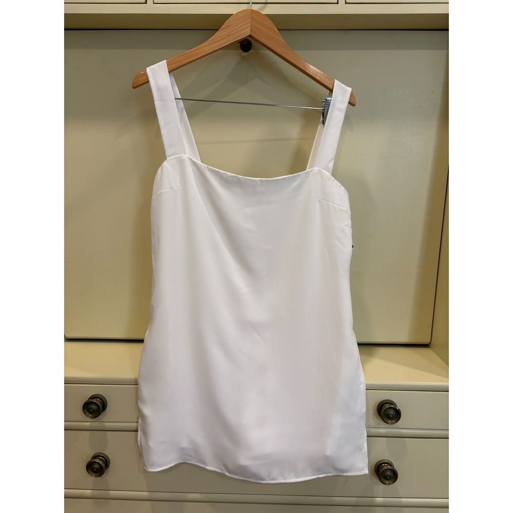NWT Lavender Brown White Mini Dress Romper Skort Summer Sz S MSRP $238